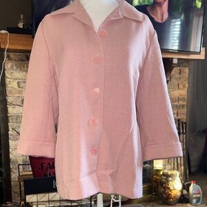 Alfred Dunner Pink Blazer